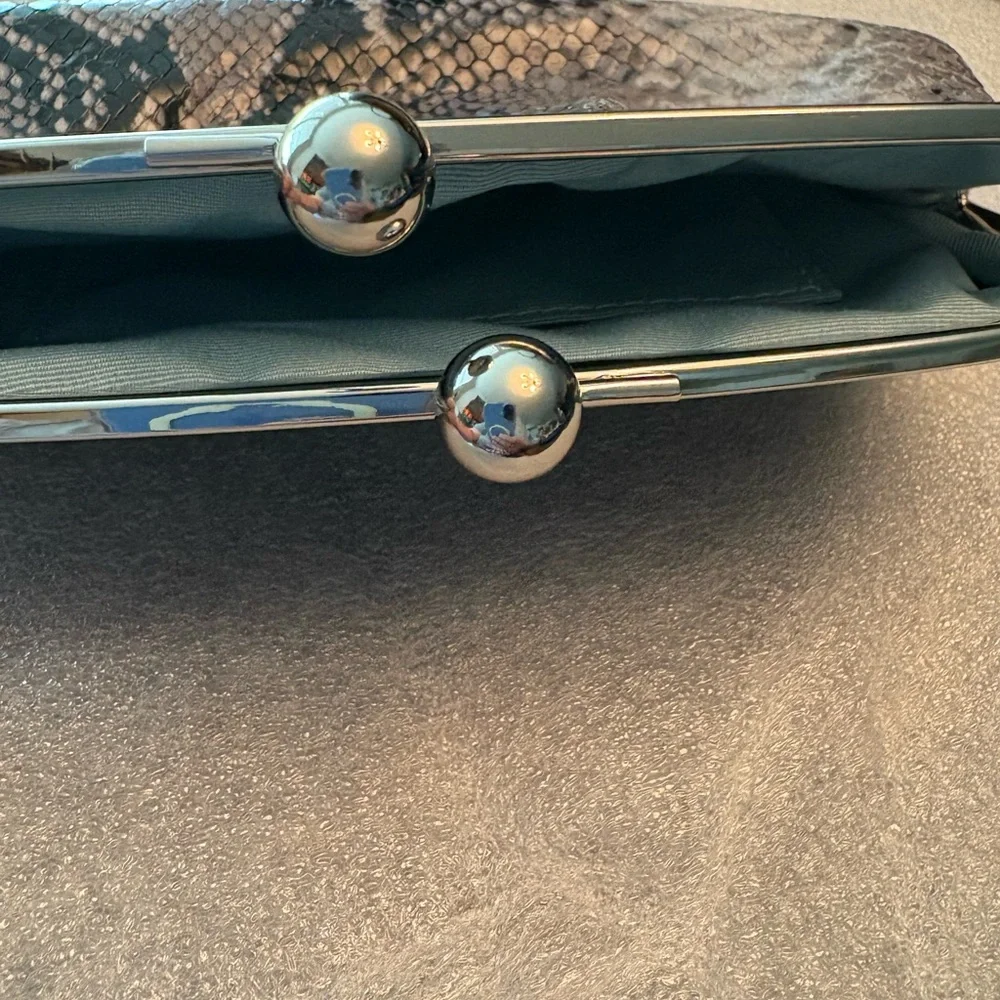 COACH Snakeskin Clutch with Wristlet - Picture 6 of 10